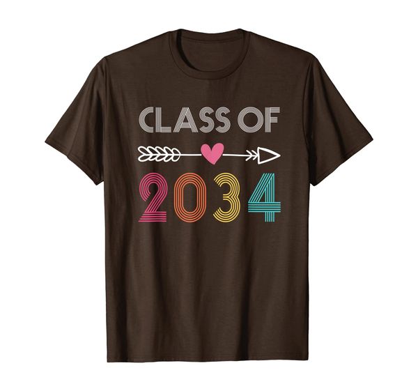 

class of 2034 shirt pre-k graduate preschool graduation t-shirt, White;black