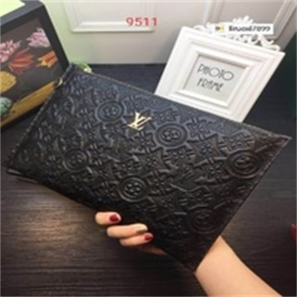 

key brand designer luxury q22t 2019men's clutch bag 9511 women real leather long wallet chain wallets compact purse clutches evening ca