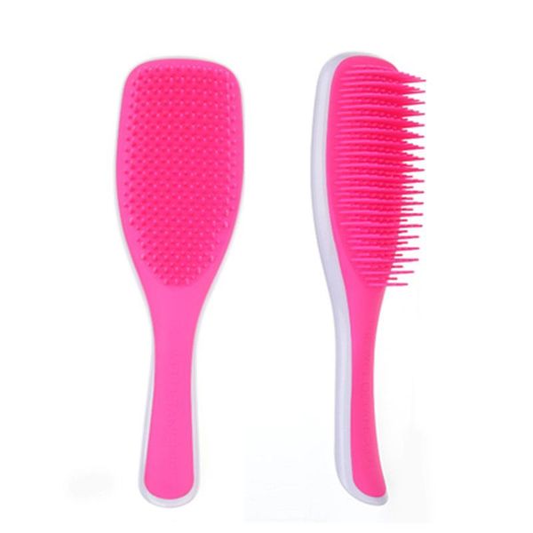 

hair brushes brushy hairbrush women wet comb brush professional tools hairdresser hairdressing for massage, Silver