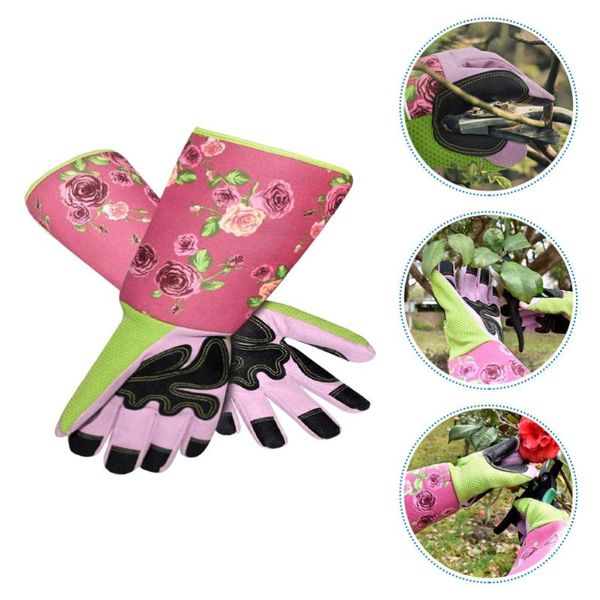 

disposable gloves 1 pair practical gardening work stab-proof cut-proof gardener