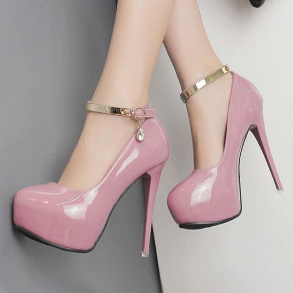 

dress shoes women's high heels ultimate heel waterproof platform 16cm single wedding white., Black