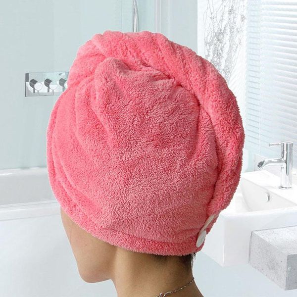 

towel shower cap magic microfiber hair quick-drying bath quick hat turban dry
