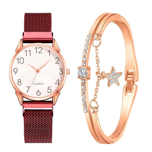 

wristwatches ladies stainless steel mesh belt quartz wristwatch female european simple bracelet watch suit for women stylish luxury, Slivery;brown