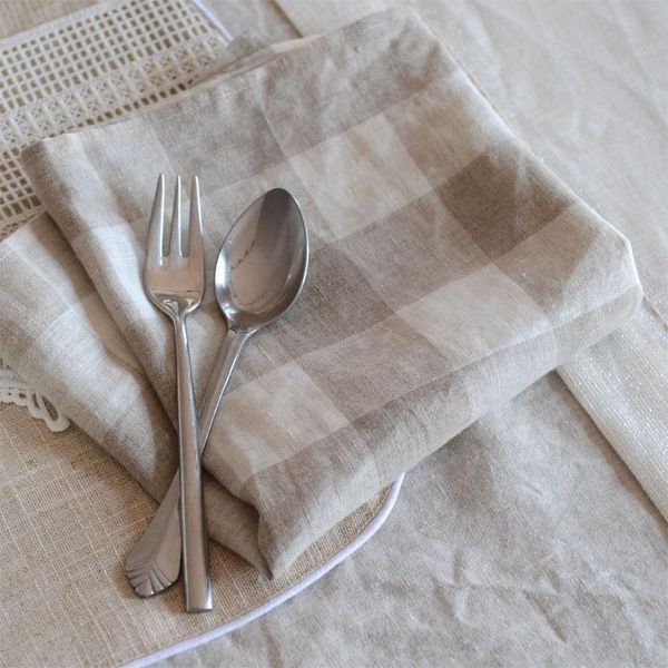 

table napkin 12pcs nature linens fabric dinner cloth 45x45 restaurant napkins for wedding party