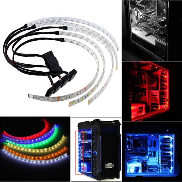 

waterproof tech & gadgets strip lights bright 60cm(cable+light) computer flexible pc led strips