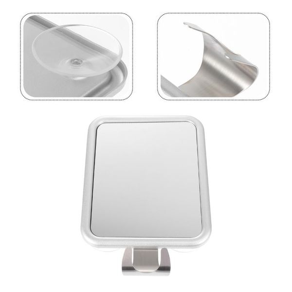 

mirrors 1pc bathroom use anti-fog mirror washroom with suction cup and hook