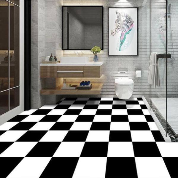 

wallpapers bathroom waterproof non-slip stickers self-adhesive thick wear-resistant ceramic tile toilet floor stic