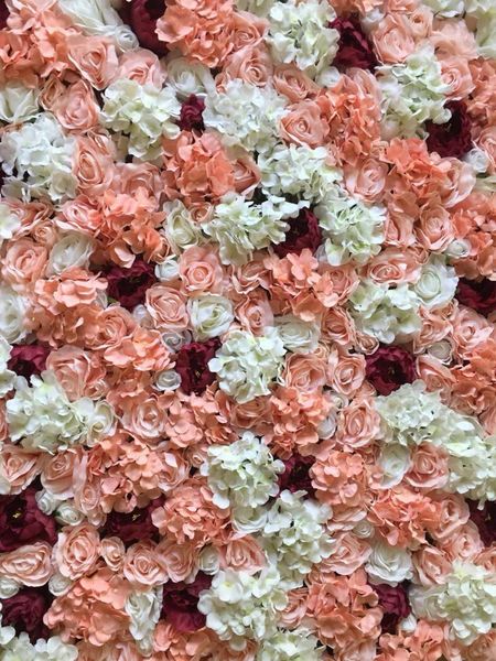 

wedding decoration artificial rose hydrangea burgundy peony flower wall for backdrop 10 pcs / lot decorative flowers & wreaths