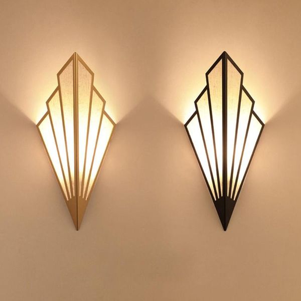 

wall lamp corridor aisle staircase european bedroom el bedside light indoor fan-shaped lighting fixtures