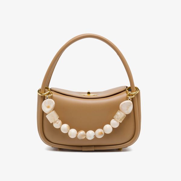 

taotao ins the same 2021 new design hand pearl temperament one shoulder messenger versatile women's bag
