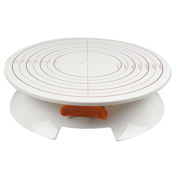

birthday cake turntable rotating plastic anti-skid decor rotary table round stand baking tools & pastry