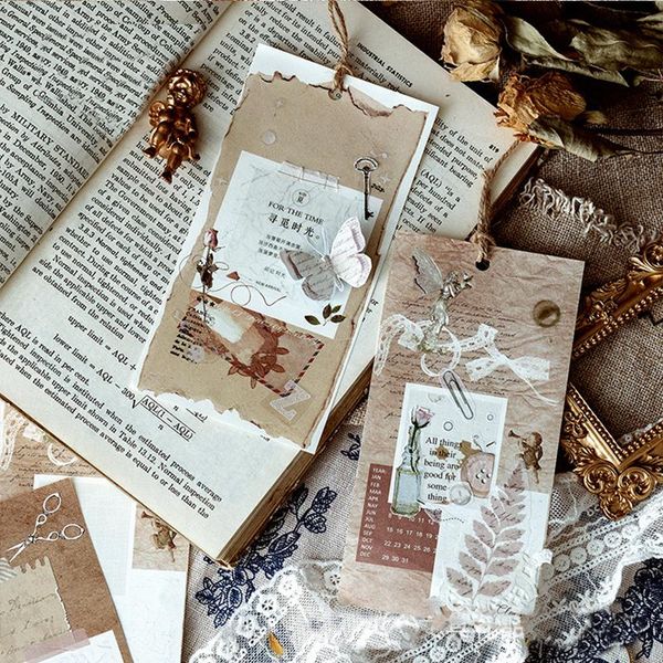 

gift wrap 18packs vintag poems letterhead paper memo stick pad journal planner scrapbooking decoration stationery wholesale