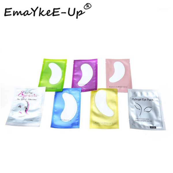 

50pair practice patch for eyes lint eye pads under lash eyelash extension tips sticker wraps1