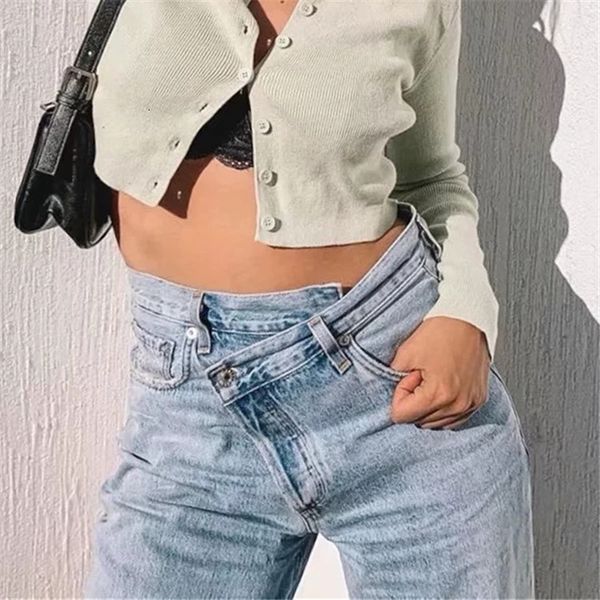 

mode denim leg drop pants of high waist for woman streetwear harajuku loose long boyfriend jeans, Blue
