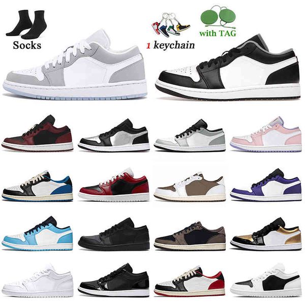 

jumpman 1 low women mens basketball shoes 1s wolf grey black white carbon fiber all-star reverse mocha fragment cactus jack university blue{