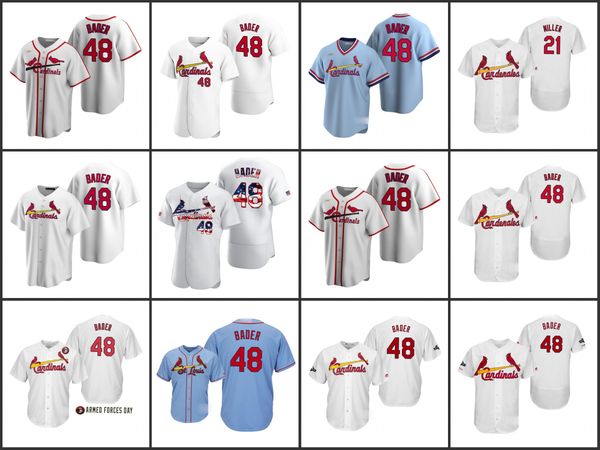 

st. louis cardinals men 48 harrison bader women youthjersey, Black;red