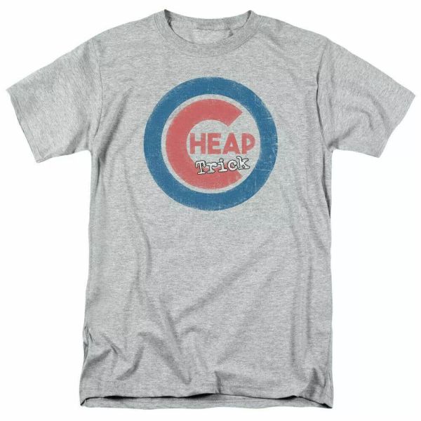 

trick cub t shirt mens licensed 80s band tee sport gray, White;black