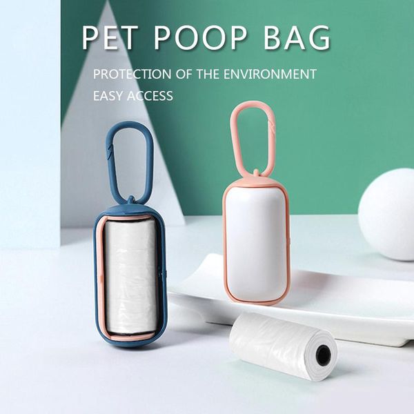 

pet dogs poop bag dispenser biodegradable shape dog waste garbage bags portable outdoor puppy pocket supplies travel & outdoors