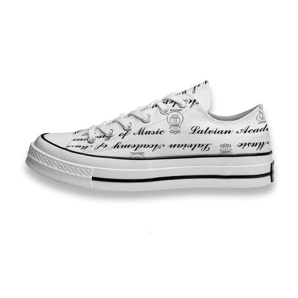 

custom printed shoes band logo latvian academy of music sneakers low mens womens skateboard sport footwear diy trainers canvas casual