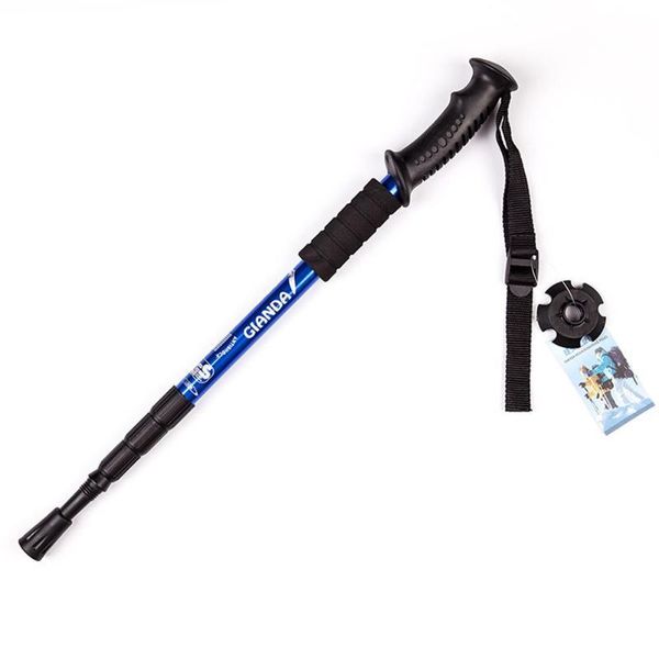 

hiking walking trekking trail poles ultralight 4-section adjustable canes