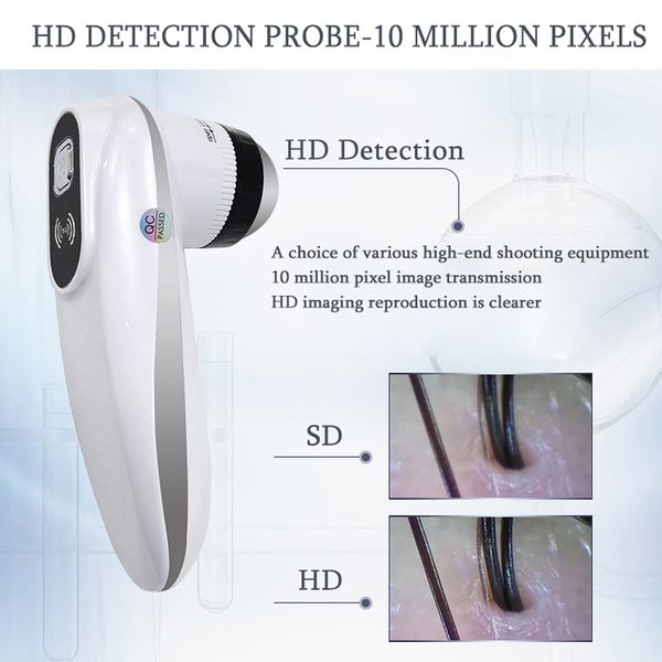

new professional wireless hd intelligent scalp/skin/dermal detector hair follicle testing analysis magnifier uv skin analyzer ra