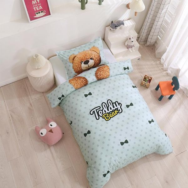 

bedding sets bear 2 of home woven quilt covers for children's bed