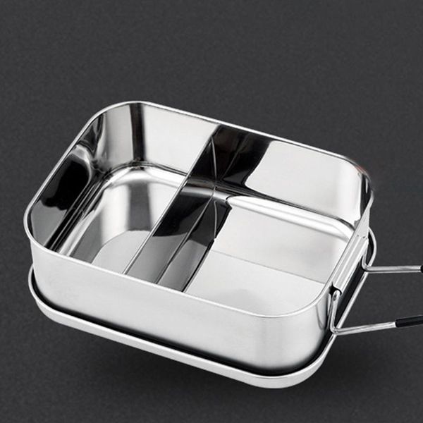 

dinnerware sets stainless steel lunch container large bento boxes metal kids 37mf