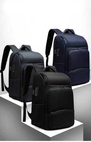 

backpack 2021 men's leisure travel 15.6 -inch notebook computer usb rucksacks guard against theft oxford bags