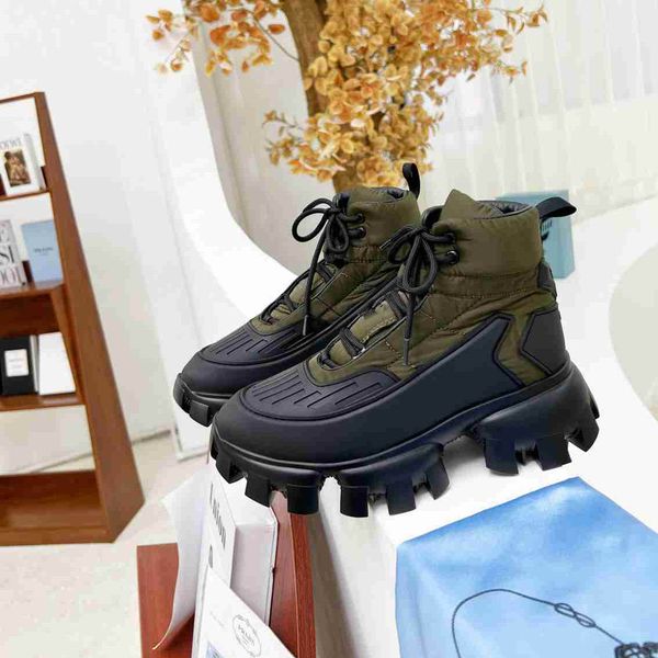 

triangle catwalk shoes label spelling color thick bottom high-old daddy shoes couple models female leather lace-up gear casual trainers snea, Black