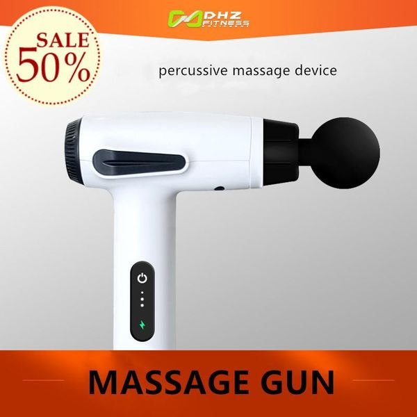 

muscle massage fascia gun sport relaxation therapy body massager 3 gear speed electric 4 heads pain relief back foot