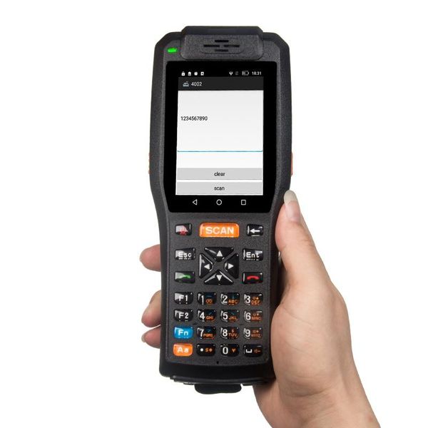 Scanner per codici a barre terminali PDA portatili Android robusti per dati mobili