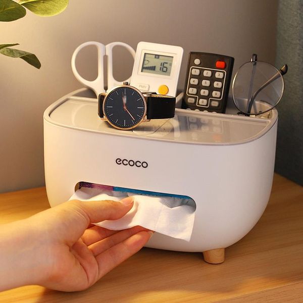 

tissue boxes & napkins towel dispenser drawer household living room dining paper box creative simple kitchen remote control storage