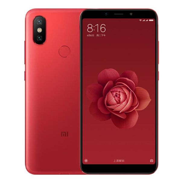 Original Xiaomi Mi 6X 4G LTE Mobiltelefon 4 GB RAM 32 GB 64 GB ROM Snapdragon 660 AIE Octa Core Android 5,99 Zoll Vollbild 20,0 MP AI HDR Face ID Fingerabdruck-Smart-Handy