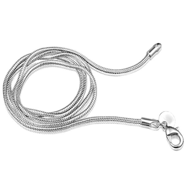 

2021 2mm 925 sterling silver smooth snake chains 16 18 20 22 24 inches choker necklace for women men s fashion jewelry in bulk