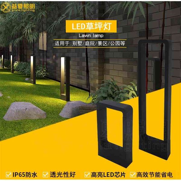 

led 7w square waterproof ip65 aluminum outdoor landscape garden lawn courtyard lamp