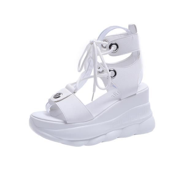 

dress shoes fashion womens 2021 female sandal clogs wedge high heels muffins shoe platform all-match luxury girls, Black