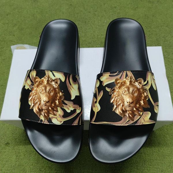 

men women house indoor soft bathroom summer slippers designer rubber slides sandals flat white fashion woman shoes beach flip flops sar, Black