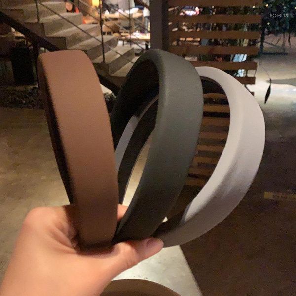 

thick sponge wide hairband for women girls headbands gradient candy color headwear 2021 fashion hair band hoops accessories1