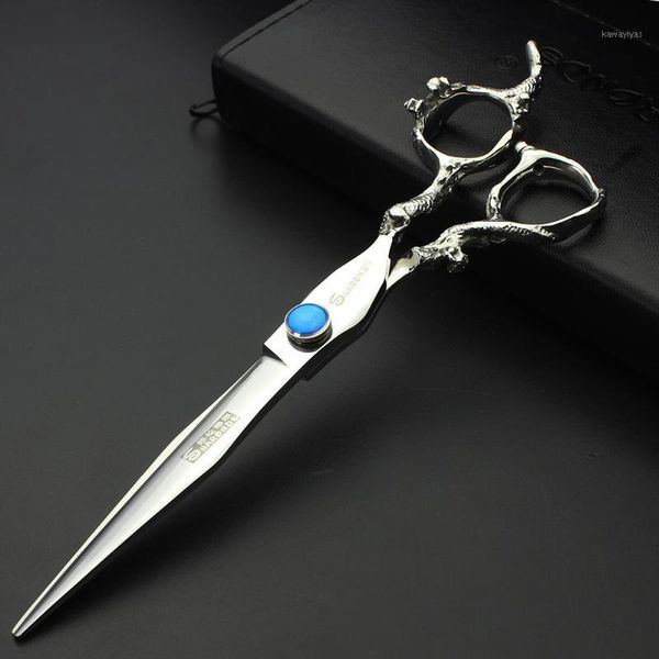 

inch professional cutting hair scissors for hairdresser japanese steel sapphire haircut barbershop shears makas1