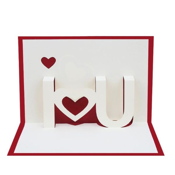 

greeting cards 3d i love you up happy birthday lover valentines anniversary e56e