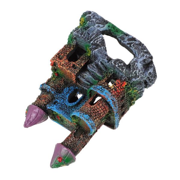 

aquarium fish tank underwater castle house decoration hideaway ornament decorations