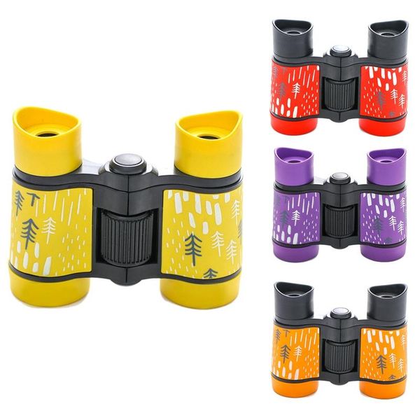 

telescope & binoculars 4x30 plastic children lightweight compact eyepiece kids optical objective lens outdoor toy