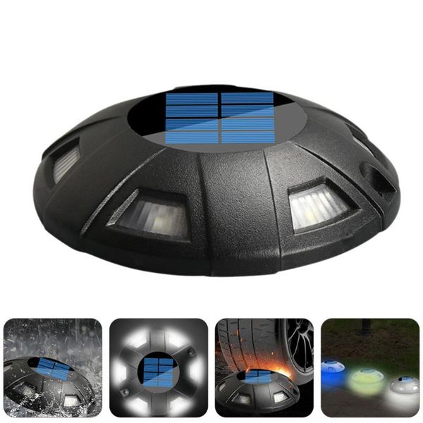 

solar lamps 1pc power deck light outdoor underground yard lamp floor (black)