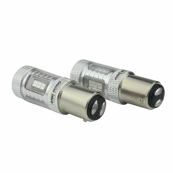 

emergency lights driving car bulb lamp 1157 light 12v dc 15 smd red 15w 2pcs stop