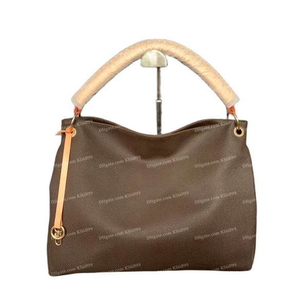 

fashion pu leather brown flower handbags women designers shoulder bags handbag lady tote large capacity bag ks6899