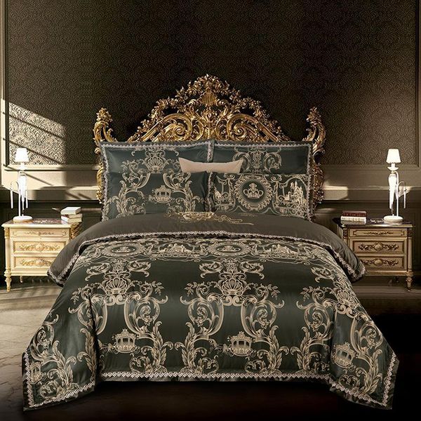 

bedding sets light luxury bedspread on the bed nordic set for home linens duvet cover quilts pillowcase flat fitted sheet plaid