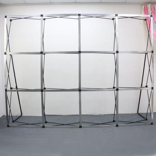 

party decoration flexible backdrop for artificial flower wall metal iron stand wedding stage display foldable shelf