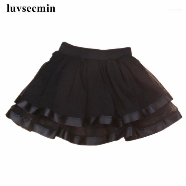 

skirts age 2-14 years black 2021 spring autumn summer school girls children clothes baby mesh saia tutu girl skirt tutus jw135711, Blue