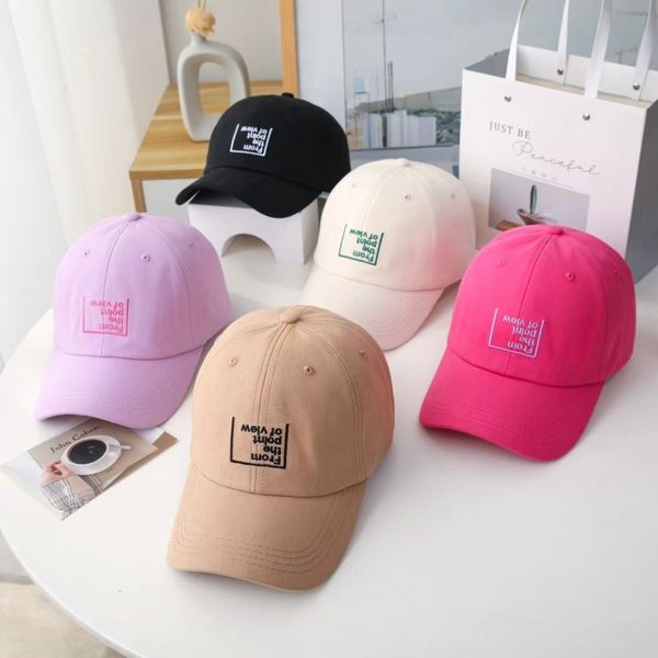

new casual and fashionable with duck tongue to cover the letter baseball cap, Yellow