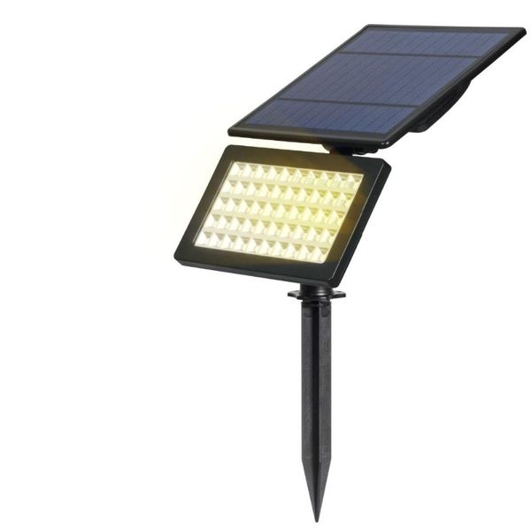 

solar lamps lawn light household garden small wall lamp projection outdoor waterproof 50led ground plug flood